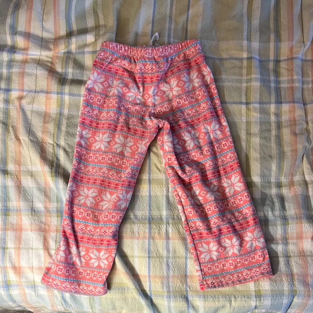 Cozy Pink Snowflake Pajama‎ Pants